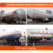 Asme Stadard LPG Transportation Semi Trailer 56000liters LPG Semi Trailer